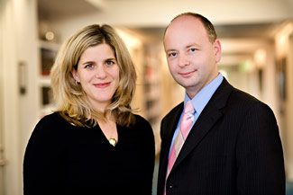 Kim Simon, new Managing Director, and Stephen Smith, new Executive Director